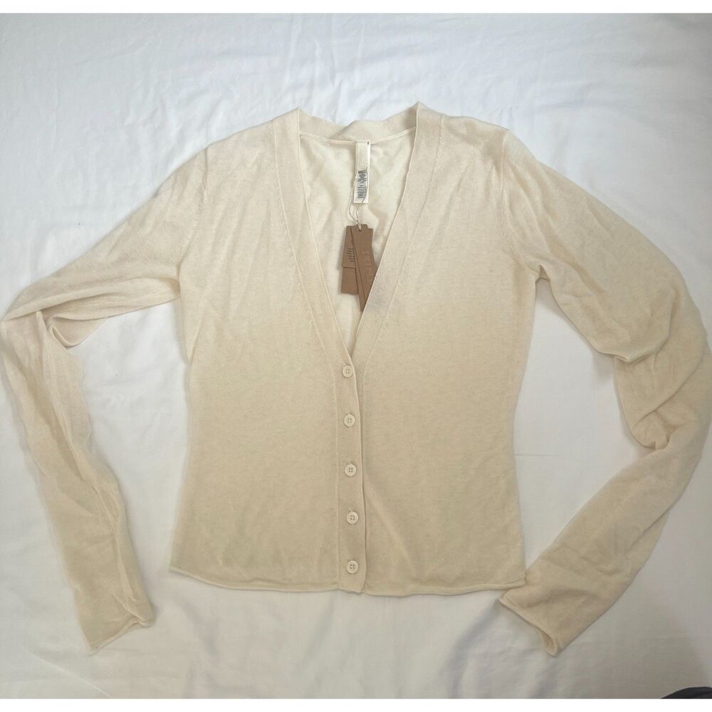 New with tags Skims sheer cashmere cardigan size small